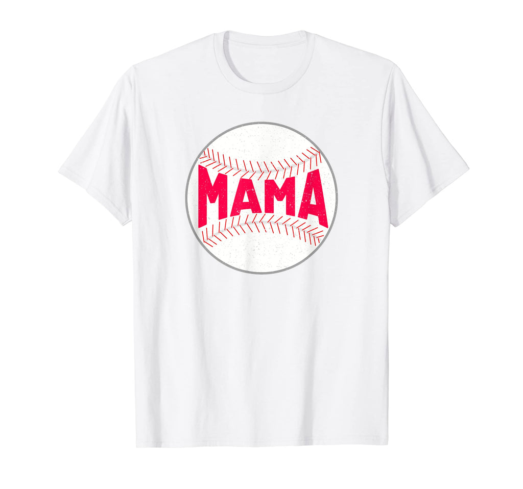 Baseball Mama Womens Softball Ball T-Shirt - Minimalist Print Unisex - T-Shirt, Sweatshirt, Hoodie