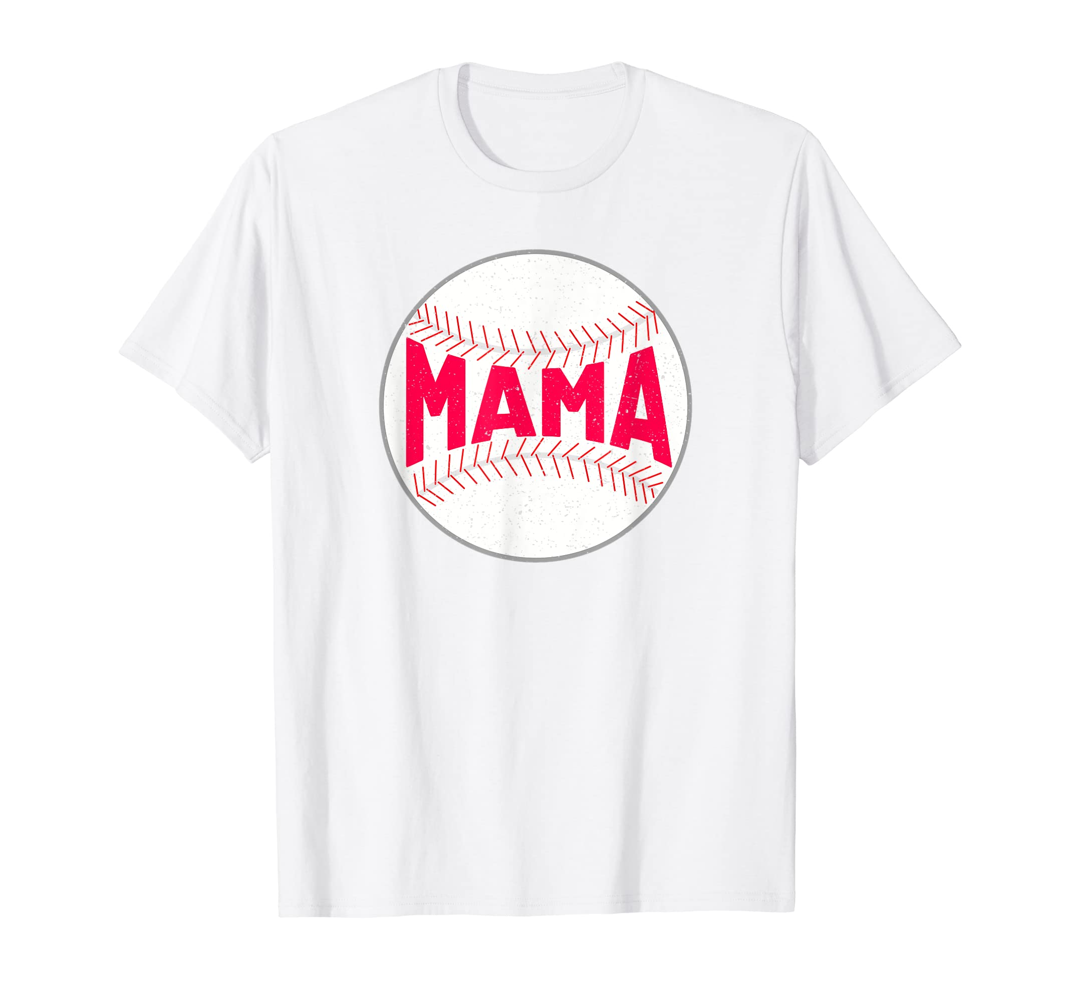 Baseball Mama Womens Softball Ball T-Shirt - Minimalist Print Unisex - T-Shirt, Sweatshirt, Hoodie
