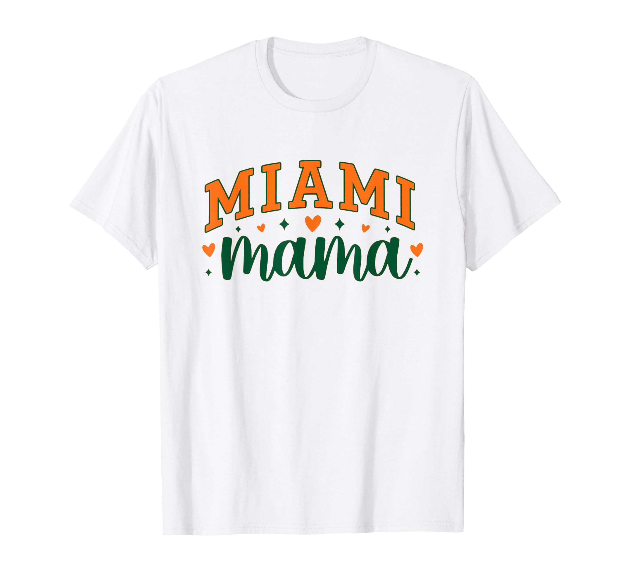 Miami Mama Proud Mom Varsity Letter T-Shirt - Custom Art Print Unisex - T-Shirt, Sweatshirt, Hoodie