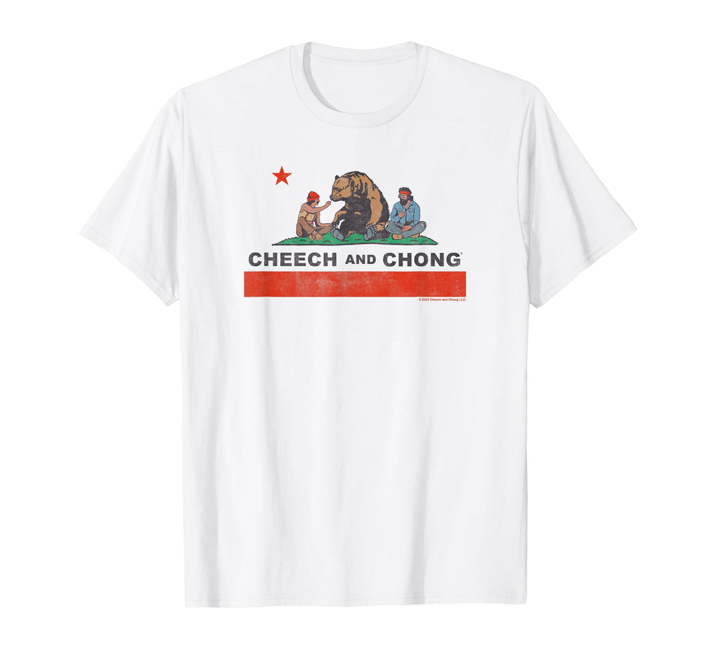 Cheech Chong Chilling California T-Shirt - Streetwear Style Unisex - T-Shirt, Sweatshirt, Hoodie