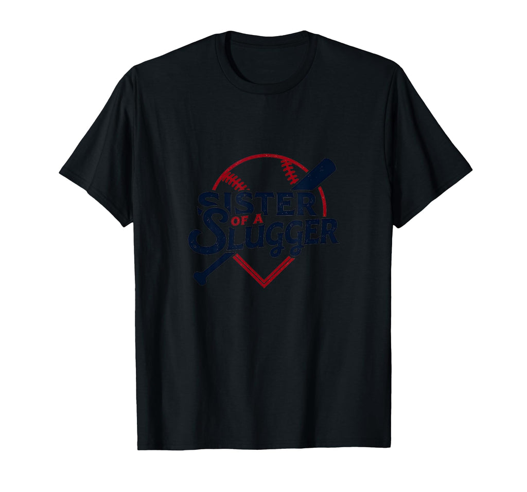 Baseball Sister Sister Slugger T-Shirt - Fun Novelty Design for Adults - T-Shirt, Sweatshirt, Hoodie
