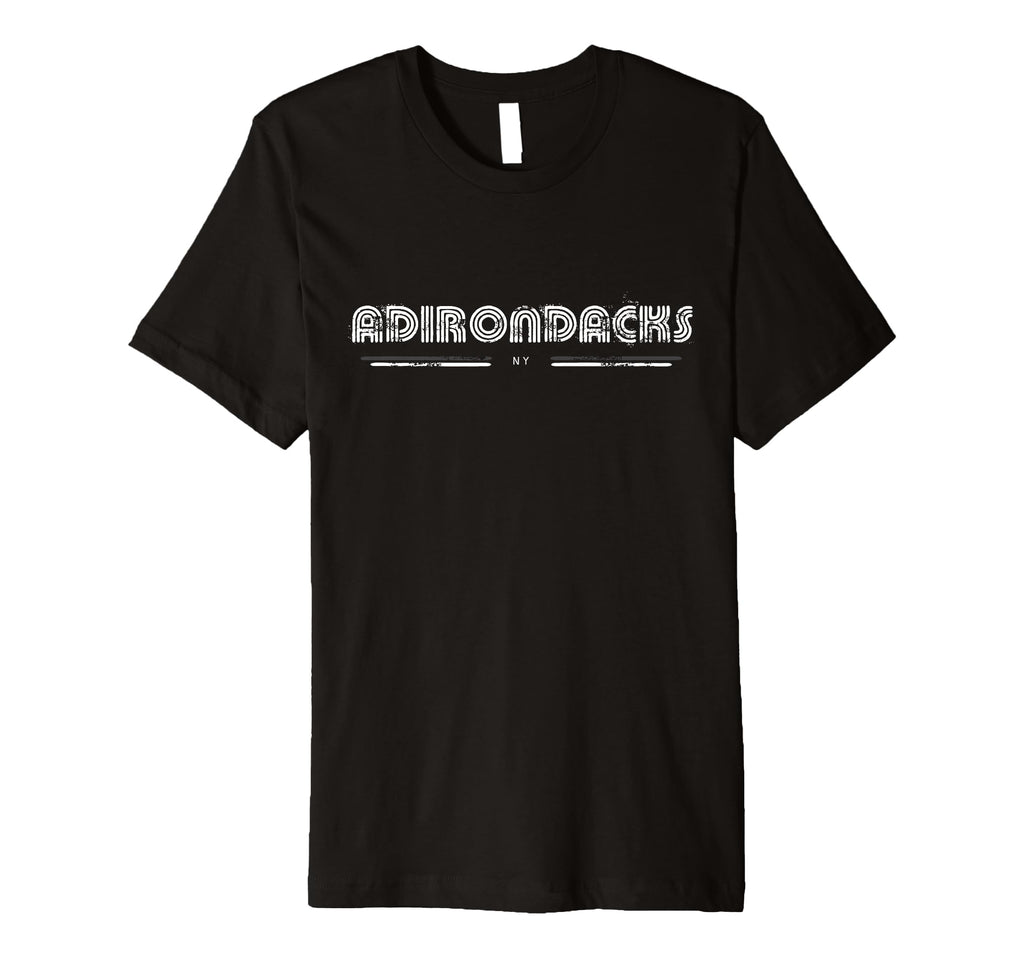 Adirondacks Ny 70S 80S Type T-Shirt - Custom Art Print Men Women - T-Shirt, Sweatshirt, Hoodie