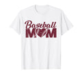 Baseball Mom Funny Heart Present T-Shirt - Streetwear Style Men Women - T-Shirt, Sweatshirt, Hoodie