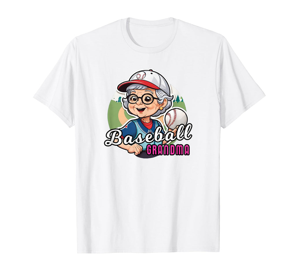 Baseball Grandma Mothers Day T-Shirt - Trendy Graphic Men Women - T-Shirt, Sweatshirt, Hoodie