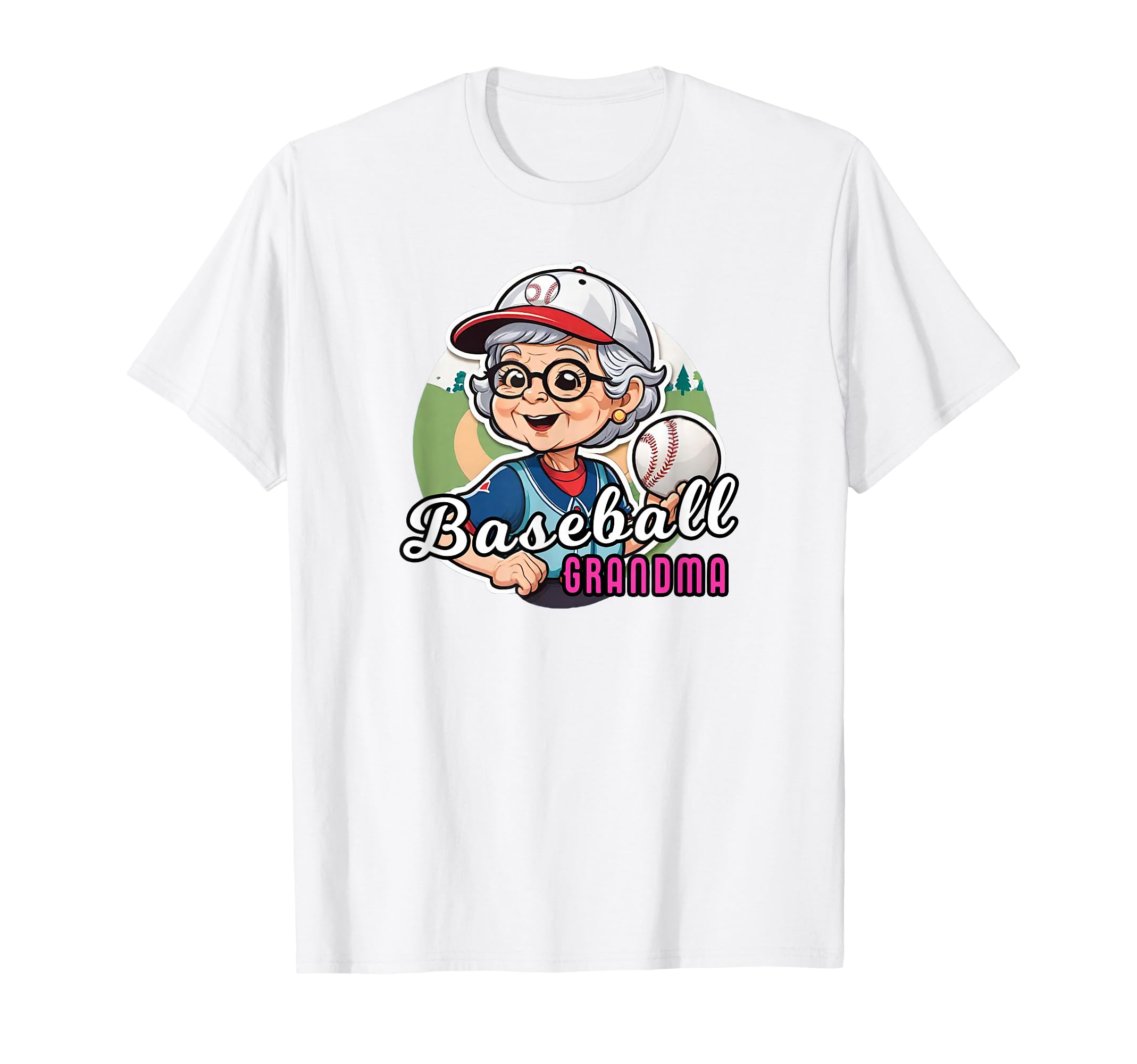 Baseball Grandma Mothers Day T-Shirt - Trendy Graphic Men Women - T-Shirt, Sweatshirt, Hoodie