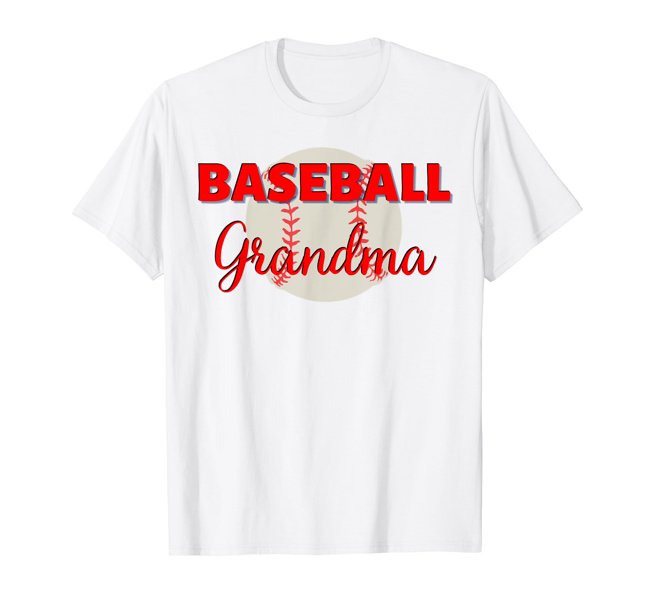 Baseball Grandma Family Matching T-Shirt - Minimalist Print for Adults - T-Shirt, Sweatshirt, Hoodie