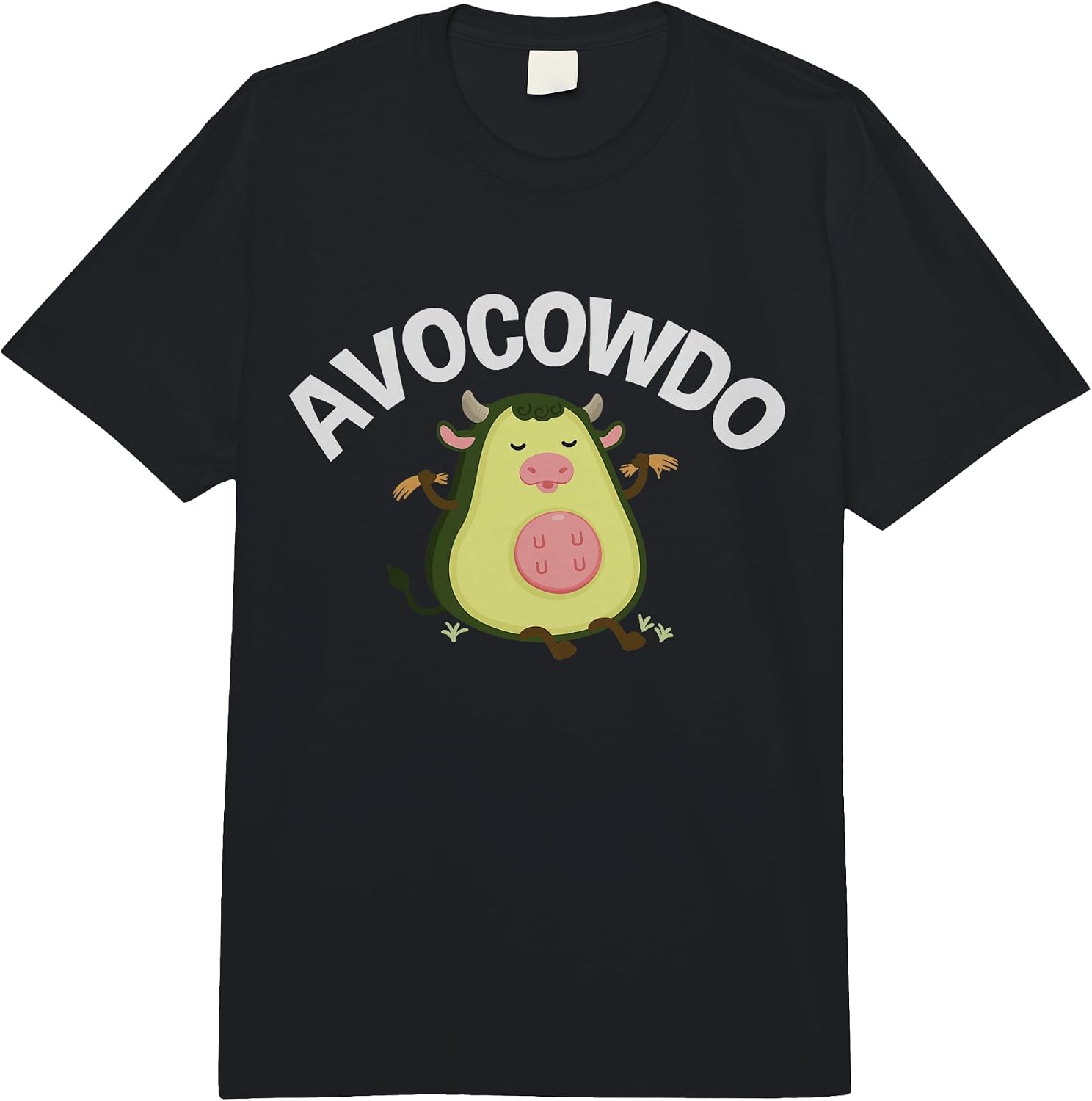 Funny Avocado Vegetarian Cow Lover Gifts - Adult & Kids T-Shirts, Sweatshirts & Hoodies apparel design preview 1