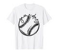 Game Day Vibes Softball Season Baseball T-Shirt - Graphic Print Unisex - T-Shirt, Sweatshirt, Hoodie