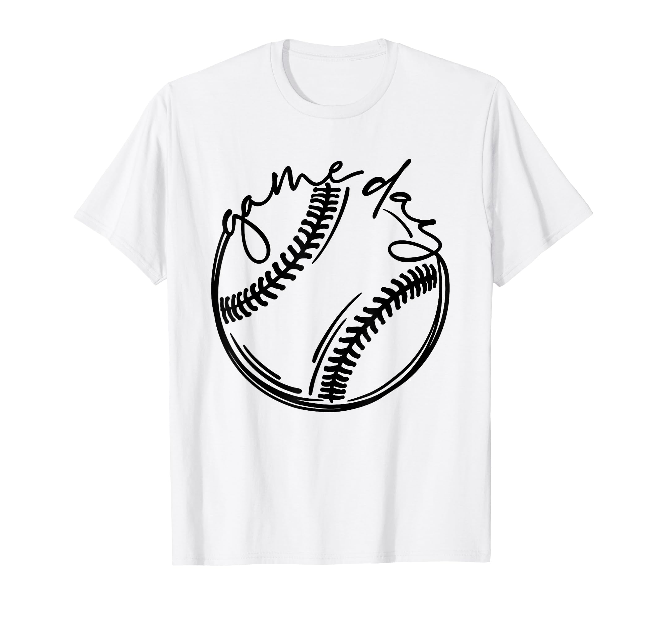 Game Day Vibes Softball Season Baseball T-Shirt - Graphic Print Unisex - T-Shirt, Sweatshirt, Hoodie