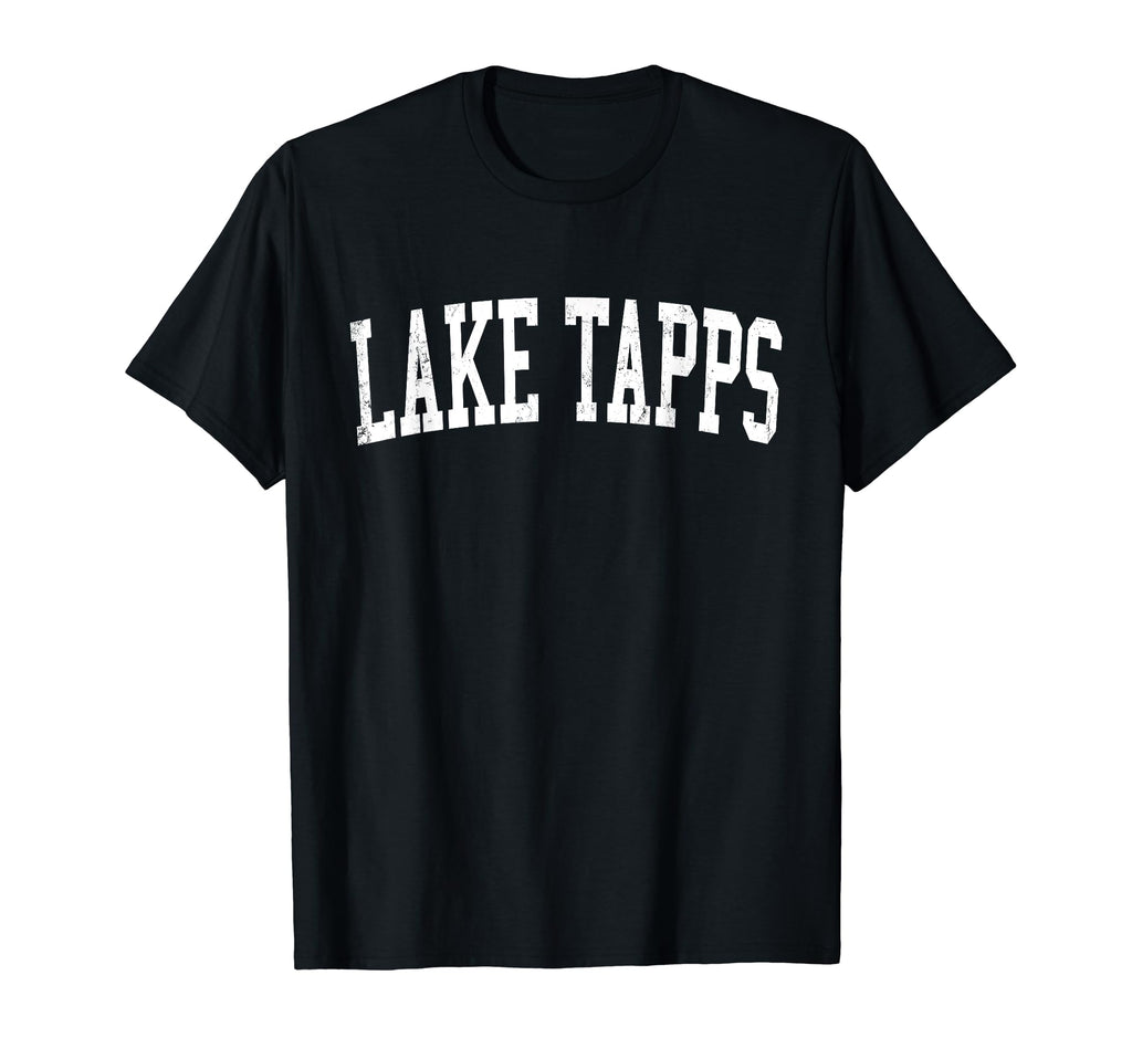 Lake Tapps Wa Distressed White Varsity T-Shirt - Streetwear Style Men Women - T-Shirt, Sweatshirt, Hoodie