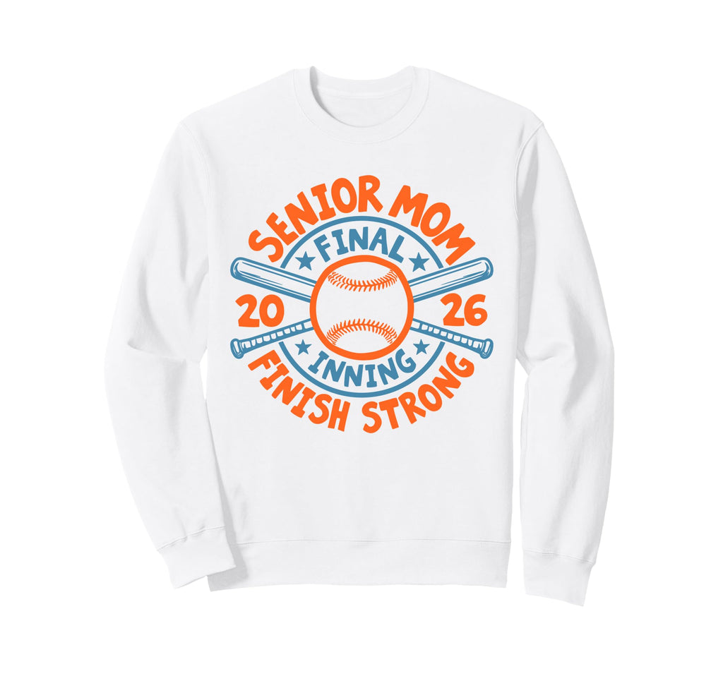 Baseball Senior Mom Seniors Class Sweatshirt - Fun Novelty Design Unisex - T-Shirt, Sweatshirt, Hoodie
