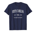 South Carolina Sc Us Flag Sports T-Shirt - Custom Art Print Unisex - T-Shirt, Sweatshirt, Hoodie