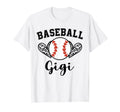 Baseball Gigi Leopard Heart Baseball T-Shirt - Novelty Apparel Unisex - T-Shirt, Sweatshirt, Hoodie