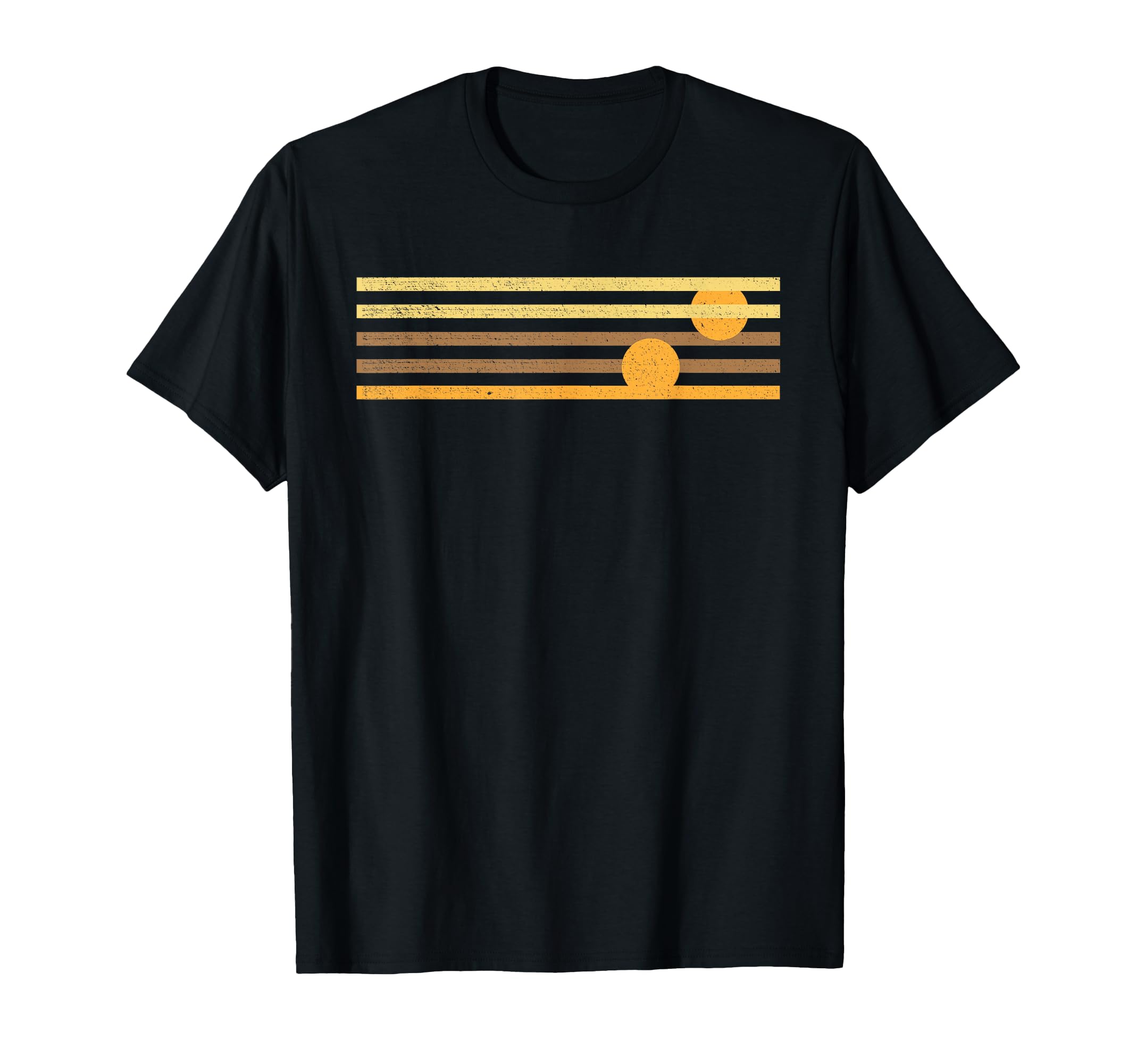 Threadless Vanphirst 70S Sunset Lines T-Shirt - Novelty Apparel Men Women - T-Shirt, Sweatshirt, Hoodie