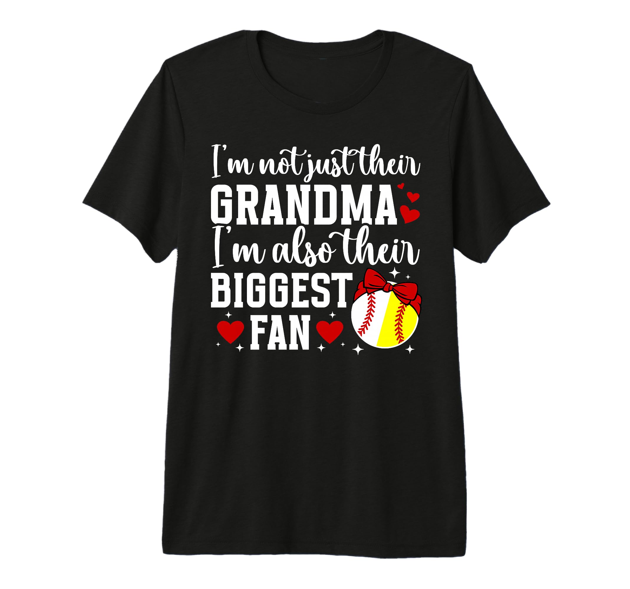 Their Biggest Fan Softball Baseball T-Shirt - Aesthetic Graphic for Adults - T-Shirt, Sweatshirt, Hoodie