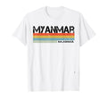 Myanmar Stripes Gift T-Shirt - Streetwear Style Men Women - T-Shirt, Sweatshirt, Hoodie