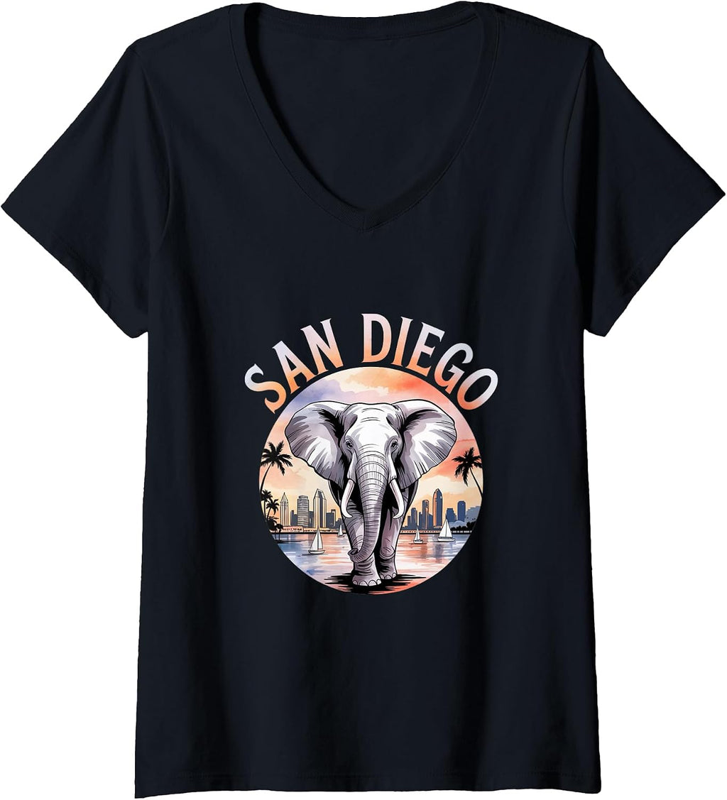 San Diego Cute Animal City Zoo Merch - Adult & Kids T-Shirts, Sweatshirts & Hoodies apparel design preview 1