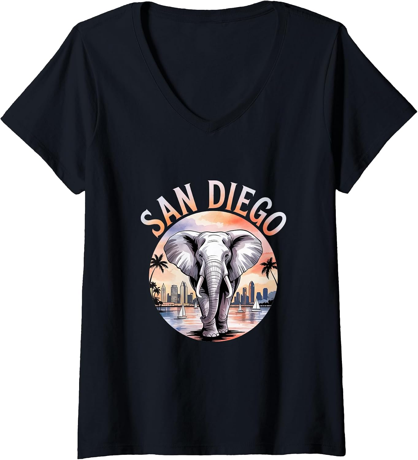San Diego Cute Animal City Zoo Merch - Adult & Kids T-Shirts, Sweatshirts & Hoodies apparel design preview 1