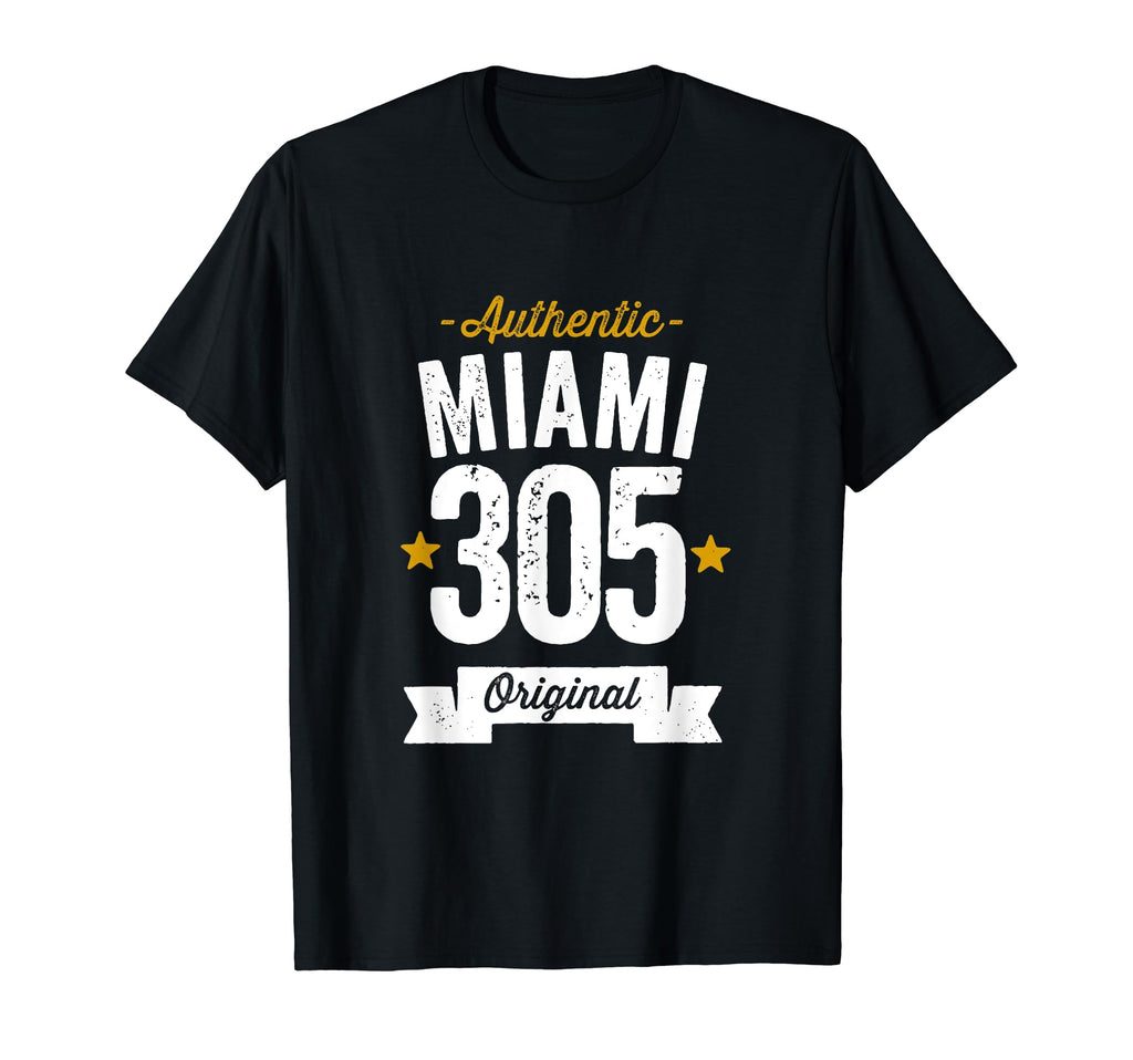 305 Miami Area Code Distressed T-Shirt - Casual Everyday Wear Unisex - T-Shirt, Sweatshirt, Hoodie