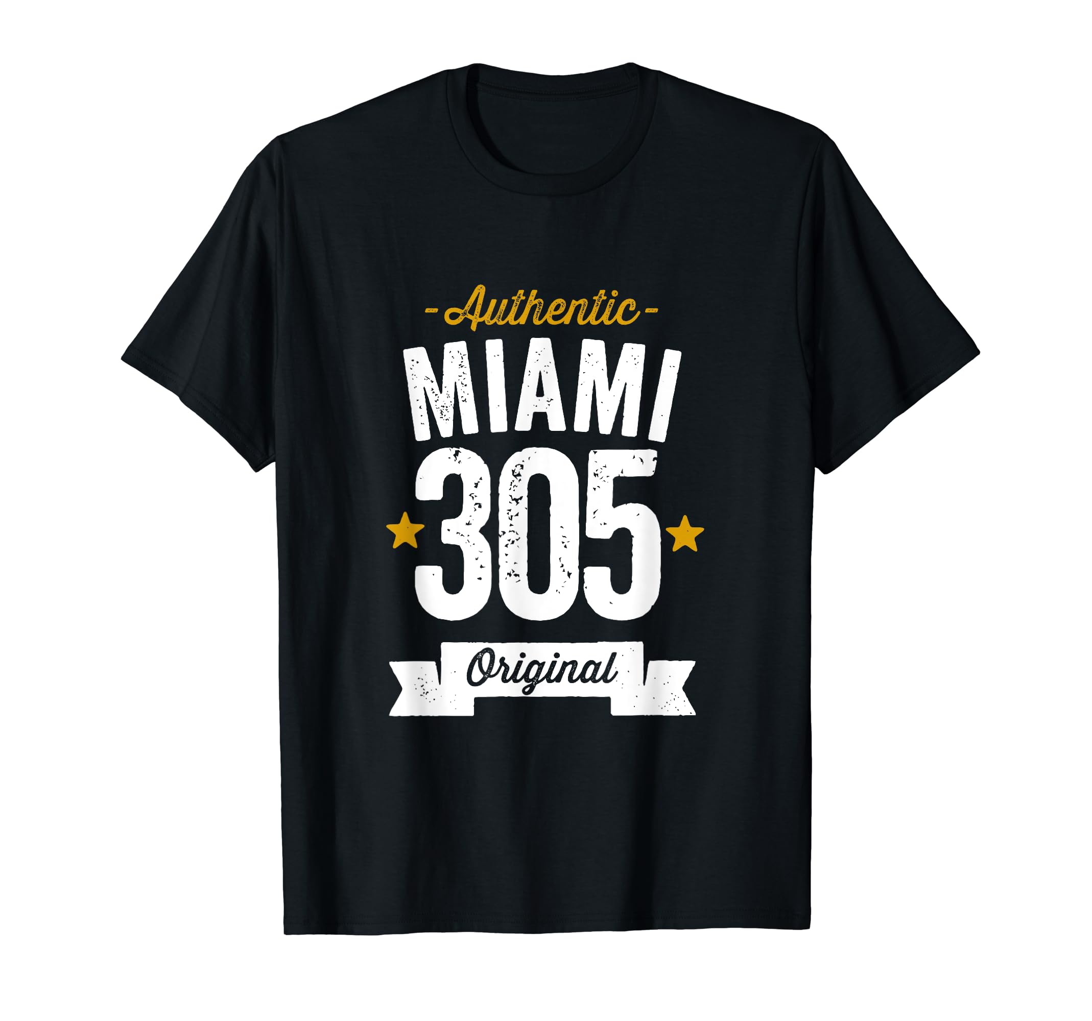 305 Miami Area Code Distressed T-Shirt - Casual Everyday Wear Unisex - T-Shirt, Sweatshirt, Hoodie