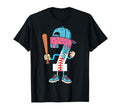 Baseball 7 Year Old Ice Cream Drip 7Th T-Shirt - Unique Graphic Men Women - T-Shirt, Sweatshirt, Hoodie