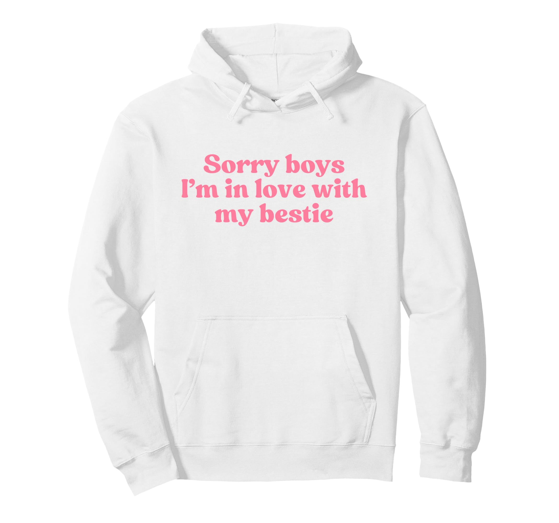 Sorry Im Love My Bestie Y2K Aesthetic Hoodie - Unique Graphic for Adults - T-Shirt, Sweatshirt, Hoodie