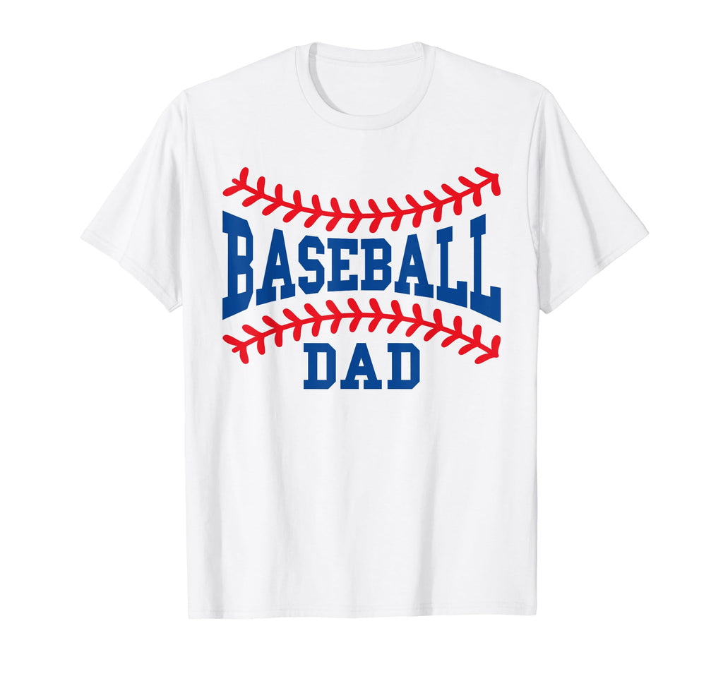 Baseball Dad Laces Little League T-Shirt - Fun Novelty Design Men Women - T-Shirt, Sweatshirt, Hoodie