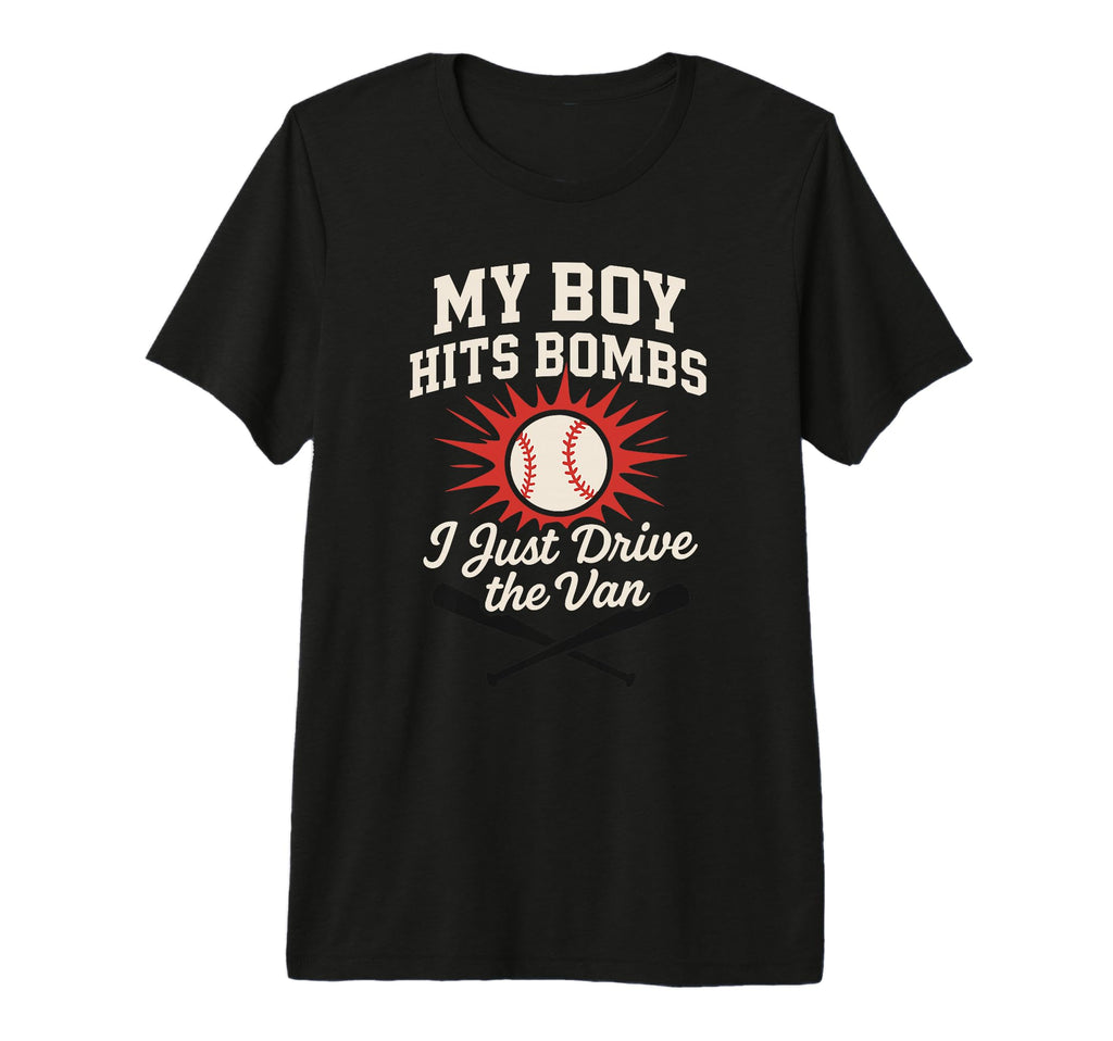 Mom Baseball Proud Son Home Run Travel T-Shirt - Unique Graphic Men Women - T-Shirt, Sweatshirt, Hoodie