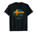 Swedish Landscape Sunset Hiker T-Shirt - Unique Graphic for Adults - T-Shirt, Sweatshirt, Hoodie
