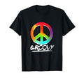 Groovy Peace Sign 60S Rainbow T-Shirt - Streetwear Style Men Women - T-Shirt, Sweatshirt, Hoodie