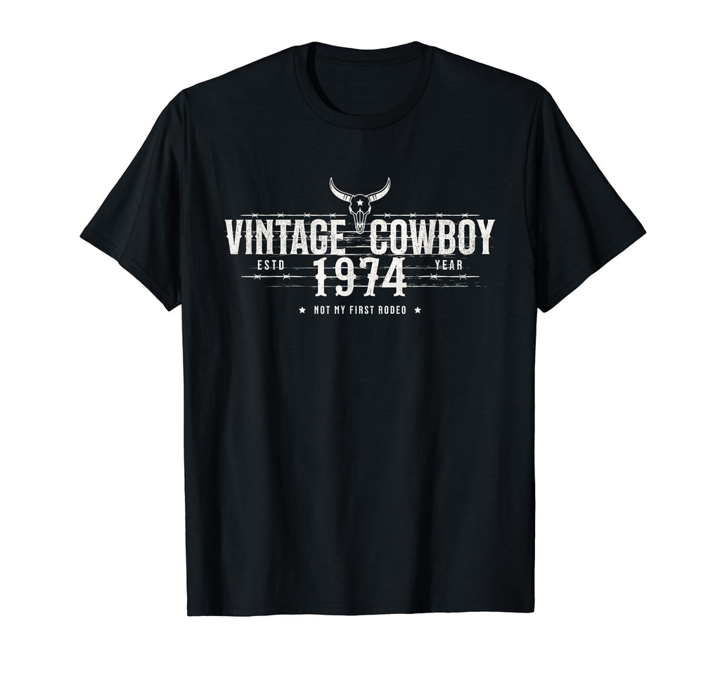 Birthday 2024 50Th Birthday Western Cowboy T-Shirt - Trendy Graphic Unisex - T-Shirt, Sweatshirt, Hoodie