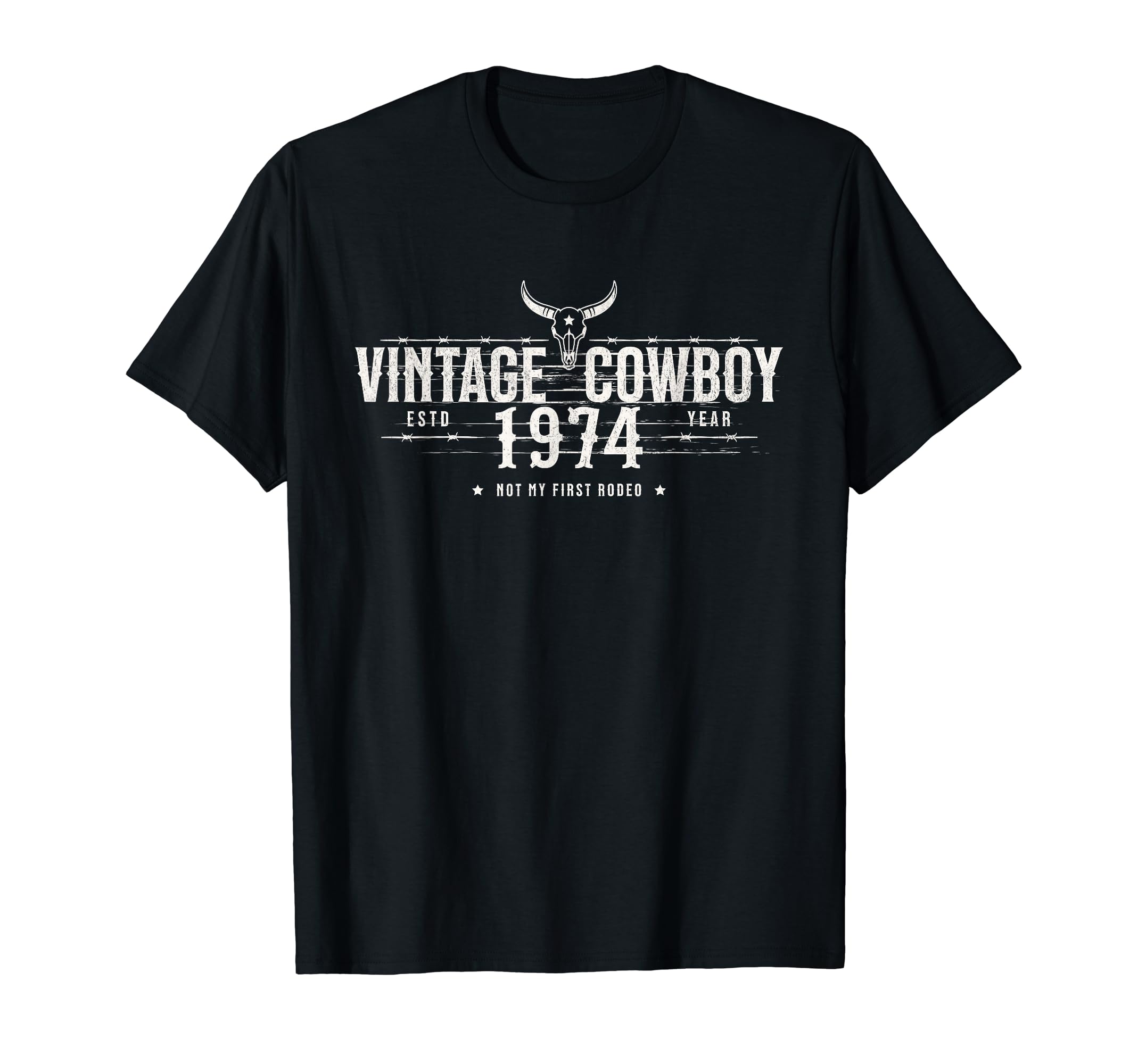 Birthday 2024 50Th Birthday Western Cowboy T-Shirt - Trendy Graphic Unisex - T-Shirt, Sweatshirt, Hoodie