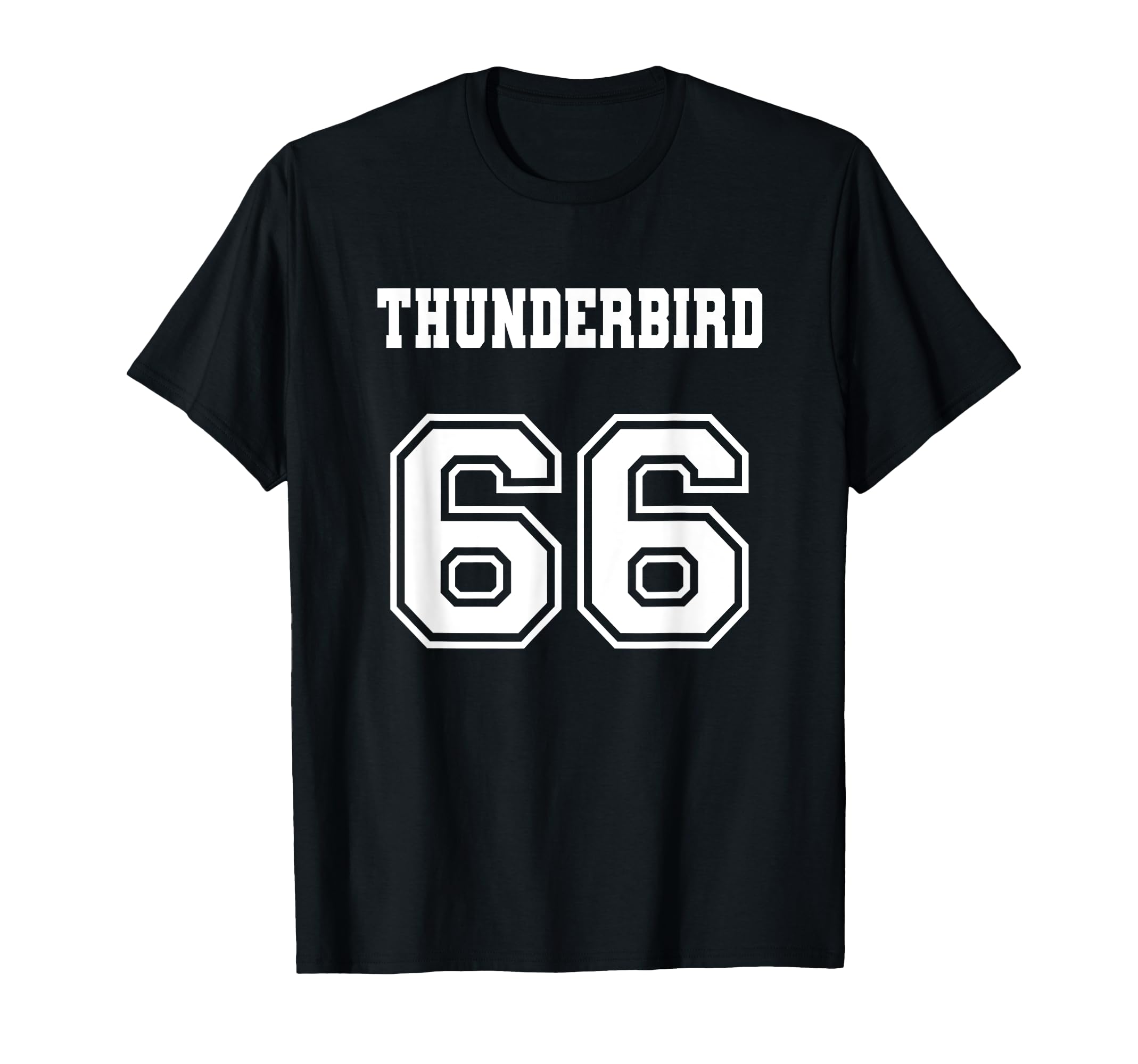 Jersey Thunderbird 66 1966 Muscle Car T-Shirt - Graphic Print Men Women - T-Shirt, Sweatshirt, Hoodie