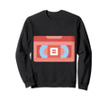 Vhs Video Cassette Tape Tv Sweatshirt - Minimalist Print Unisex - T-Shirt, Sweatshirt, Hoodie