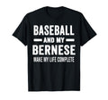Baseball And My Bernese Mama Dog Lover T-Shirt - Graphic Print for Adults - T-Shirt, Sweatshirt, Hoodie