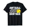 Softball Brother Groovy Brother T-Shirt - Custom Art Print Men Women - T-Shirt, Sweatshirt, Hoodie