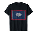 Wyoming Flag Home Love Family T-Shirt - Minimalist Print Men Women - T-Shirt, Sweatshirt, Hoodie