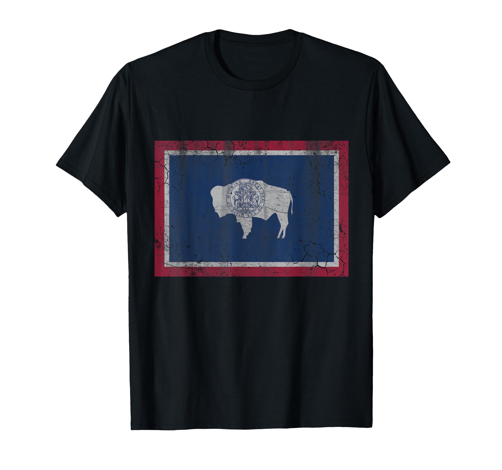 Wyoming Flag Home Love Family T-Shirt - Minimalist Print Men Women - T-Shirt, Sweatshirt, Hoodie