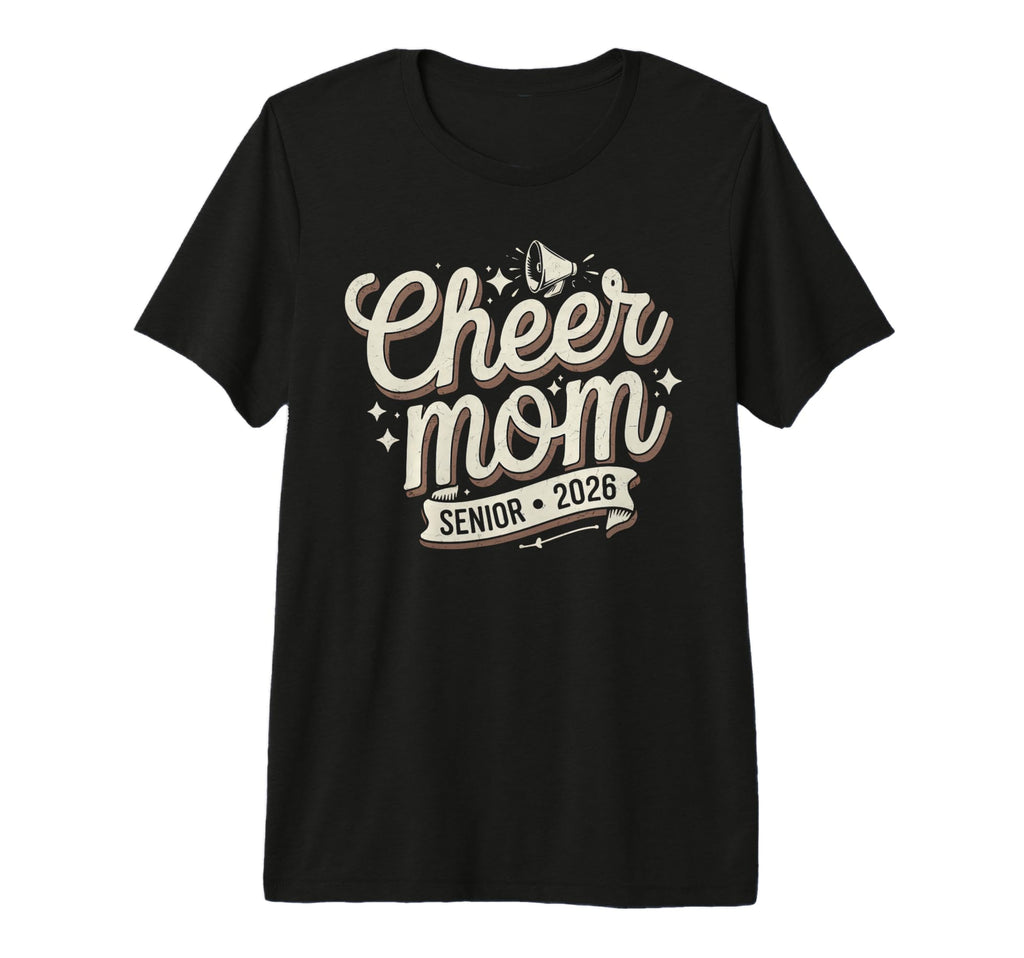 Cheer Mom Mother Bow Cheerleader Game T-Shirt - Aesthetic Graphic Unisex - T-Shirt, Sweatshirt, Hoodie
