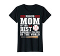 Womens Proud Mom Awesome Baseball T-Shirt - Custom Art Print for Adults - T-Shirt, Sweatshirt, Hoodie