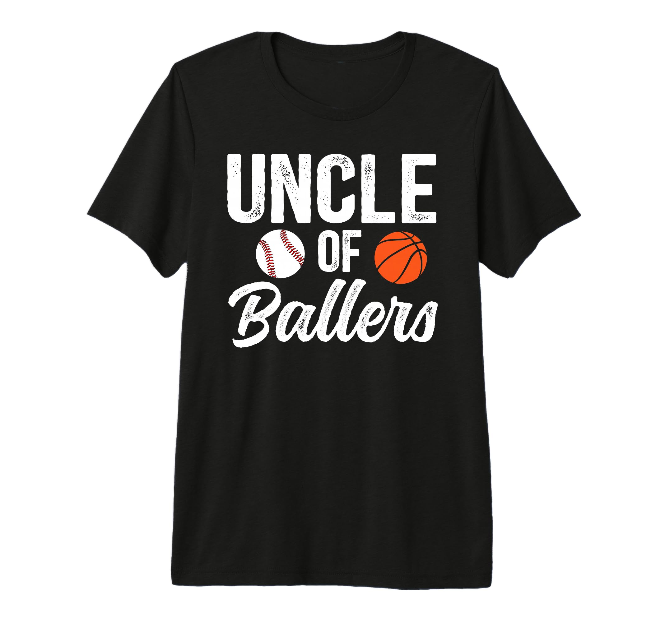 Mens Uncle Ballers Basketball Baseball T-Shirt - Unique Graphic Unisex - T-Shirt, Sweatshirt, Hoodie