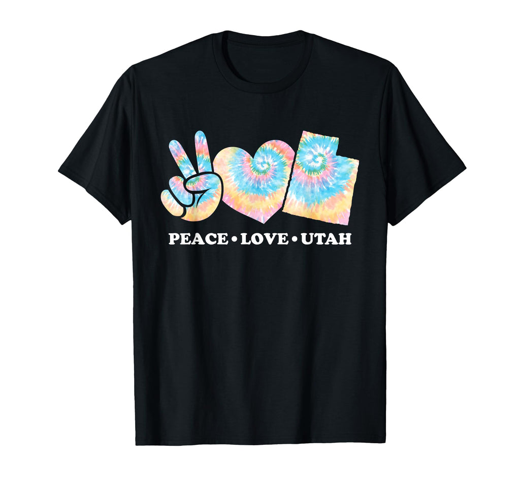 Tie Dye Utah Hippie Co T-Shirt - Trendy Graphic Men Women - T-Shirt, Sweatshirt, Hoodie