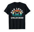 Dad Level Unlocked Game Lover Gamer New T-Shirt - Custom Art Print Unisex - T-Shirt, Sweatshirt, Hoodie