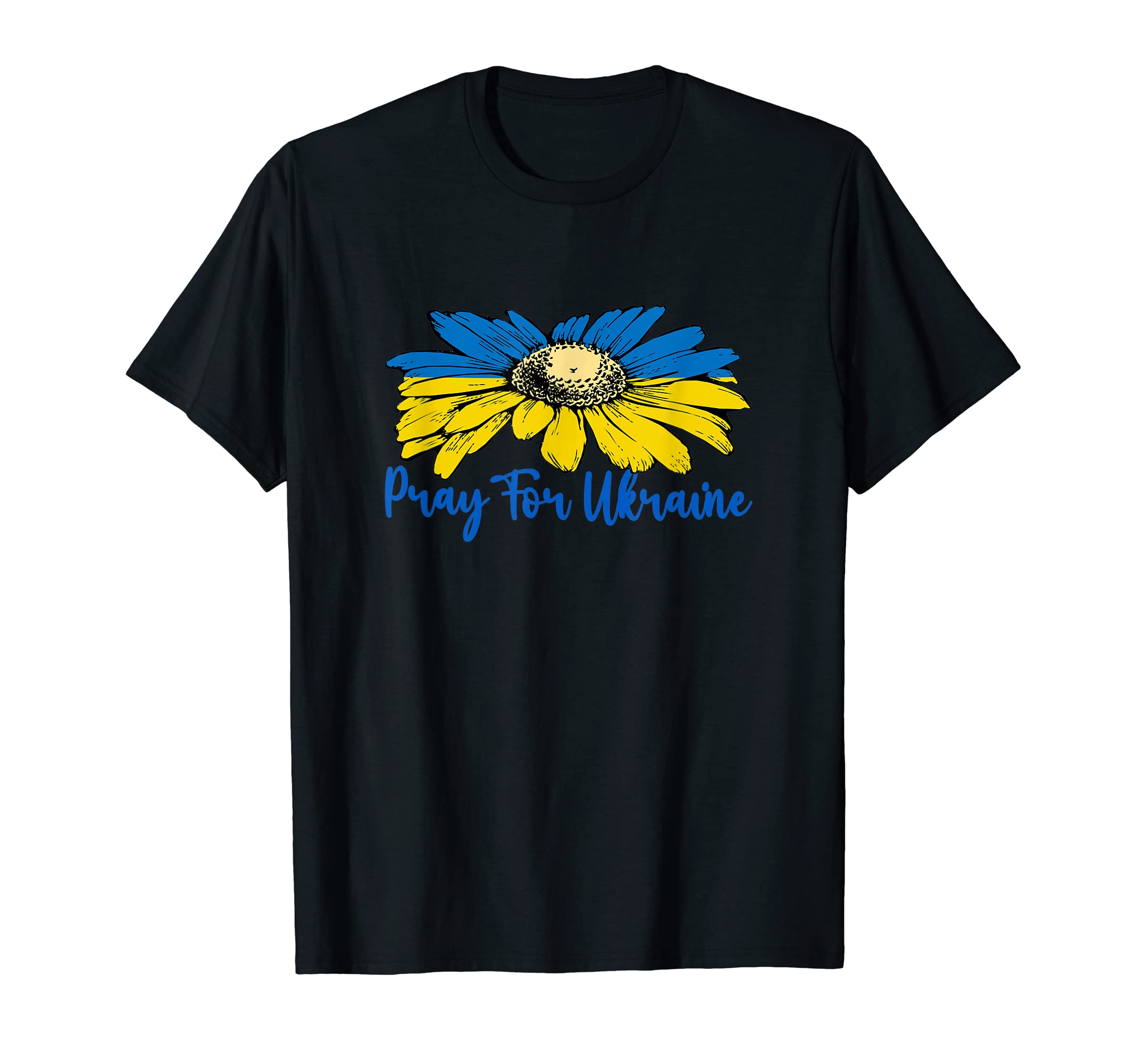 Sunflower Pray Ukraine Stand Ukraine T-Shirt - Aesthetic Graphic Unisex - T-Shirt, Sweatshirt, Hoodie