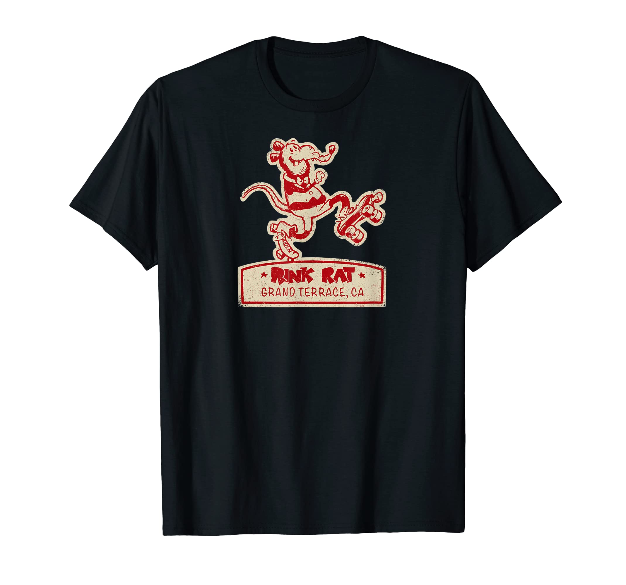 Rollerskating Rink Rat Grand Terrace T-Shirt - Trendy Graphic Unisex - T-Shirt, Sweatshirt, Hoodie