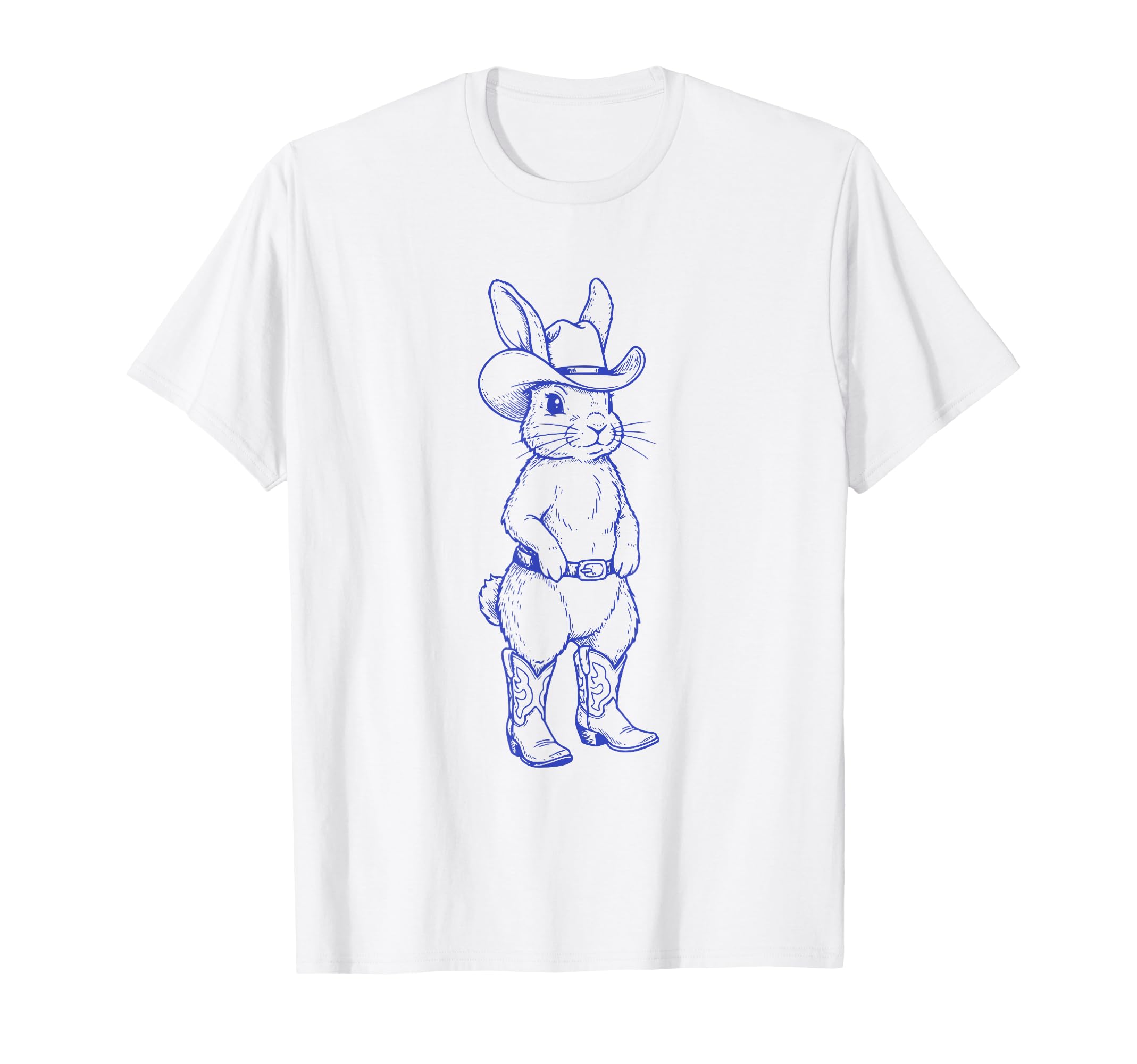 Western Rabbit Cowboy Bunny Meme T-Shirt - Casual Everyday Wear Unisex - T-Shirt, Sweatshirt, Hoodie