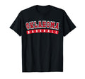 Oklahoma Baseball Red Modern Stylish T-Shirt - Streetwear Style Men Women - T-Shirt, Sweatshirt, Hoodie