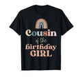 Cousin Birthday Boho Rainbow Party T-Shirt - Unique Graphic for Adults - T-Shirt, Sweatshirt, Hoodie