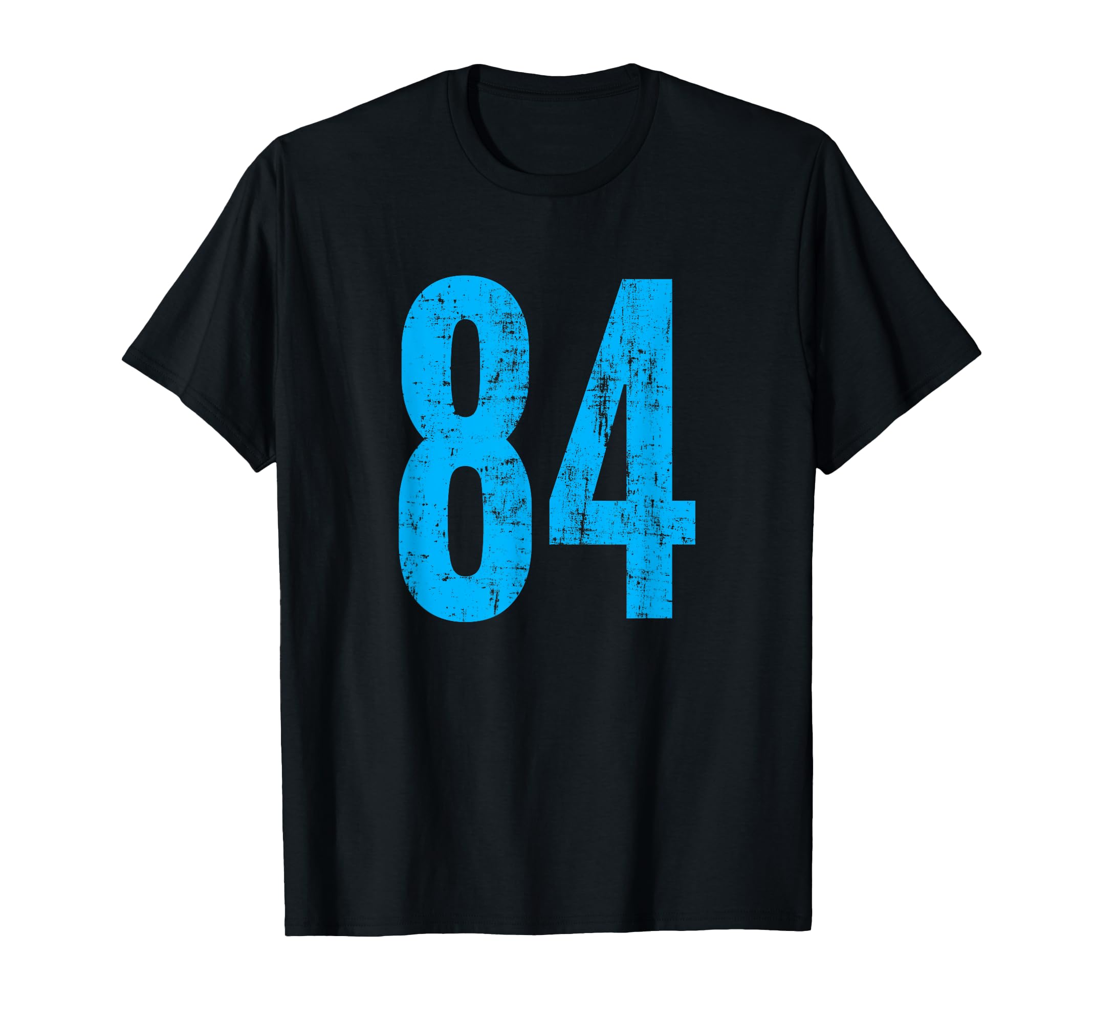 Number 84 Distressed Sport Team Player T-Shirt - Unique Graphic Men Women - T-Shirt, Sweatshirt, Hoodie