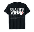 Coachs Wife Definition Funny Baseball T-Shirt - Trendy Graphic for Adults - T-Shirt, Sweatshirt, Hoodie